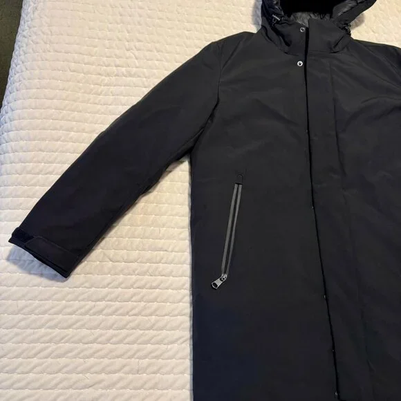 Calvin Klein NWT Parka Men's Medium Black - Waterproof - Picture 5 of 10